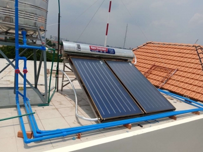 Máy nước nóng năng lượng mặt trời loại tấm phẳng