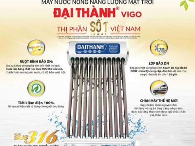 Lí do bạn nên chọn máy năng lượng mặt trời Đại Thành?